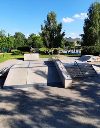 Skatepark w Parku Bródnowskim