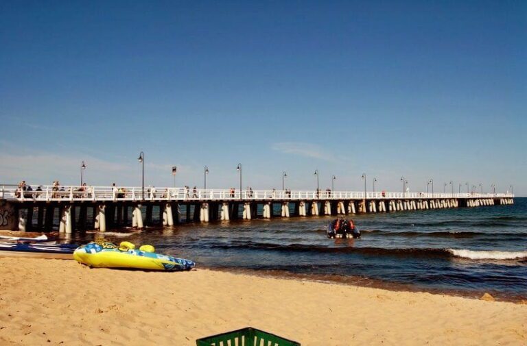 Plaża w Gdyni-Orłowo