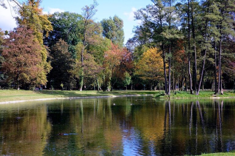Park miejski w Strzelcach Opolskich