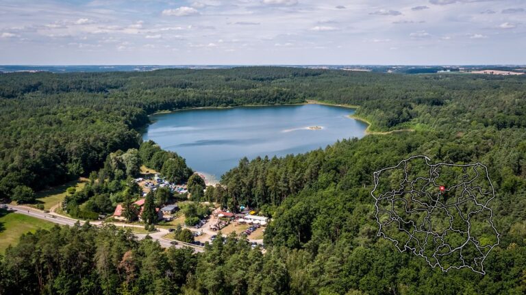 Plaża – jezioro piaseczno