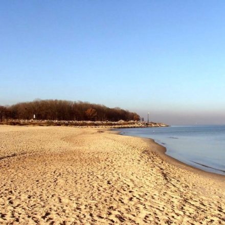 Plaża przy Westerplatte